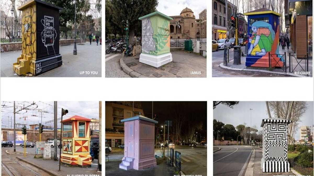 Immagine di I vigili non lavorano per strada, e allora i loro gabbiotti diventano pezzi d’arte