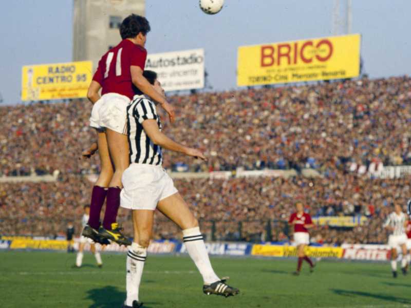 &nbsp;Aldo Serena con la maglia del Torino (Lapresse)