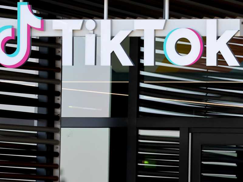 Un ufficio di TikTok in California (Mario Tama/Getty Images) <br />