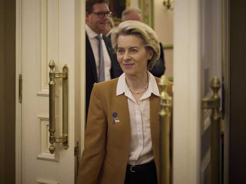 Foto di Ukrainian Presidential Press Office, via AP, via LaPresse <br />