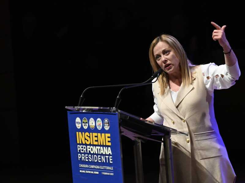 Giorgia Meloni (Ansa)