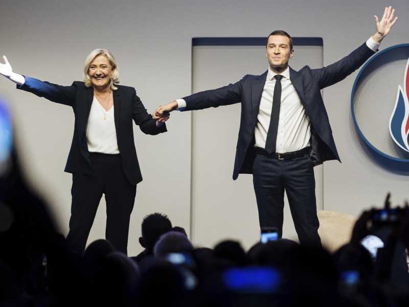 Marine Le Pen assieme a Jordan Bardella (Lapresse)
