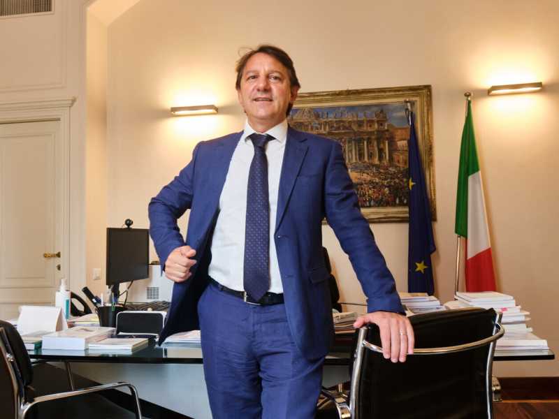 Il presidente Inps Pasquale Tridico (LaPresse) <br />