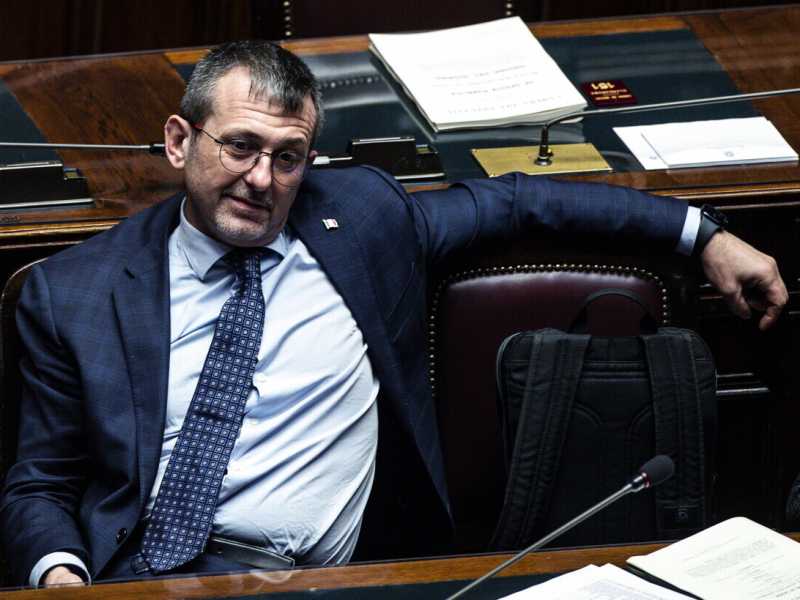 &nbsp;Il sottosegretario della Giustizia Andrea Delmastro (Ansa)