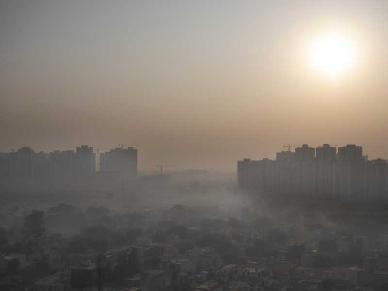 Un'immagine di&nbsp;New Delhi, in India, una delle citt&agrave; con il maggiore tasso di inquinamento (Lapresse)