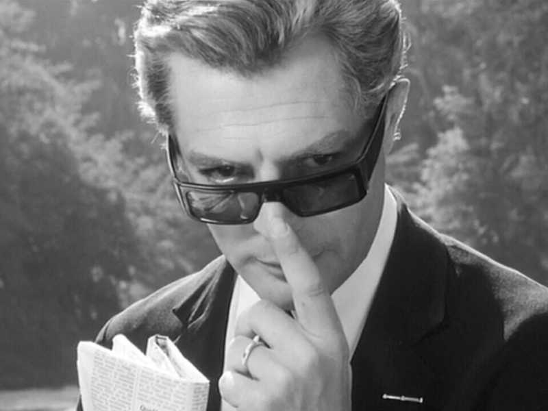“La bella confusione” di Francesco Piccolo (Einaudi) racconta il 1963 del “Gattopardo” di Visconti e “8 e 1/2” di Fellini. Nella foto dal film, Marcello Mastroianni 