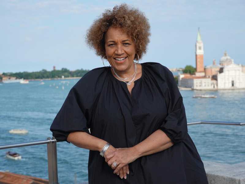 L. Lokko, direttrice della Biennale Architettura (Ansa)&nbsp;<br />