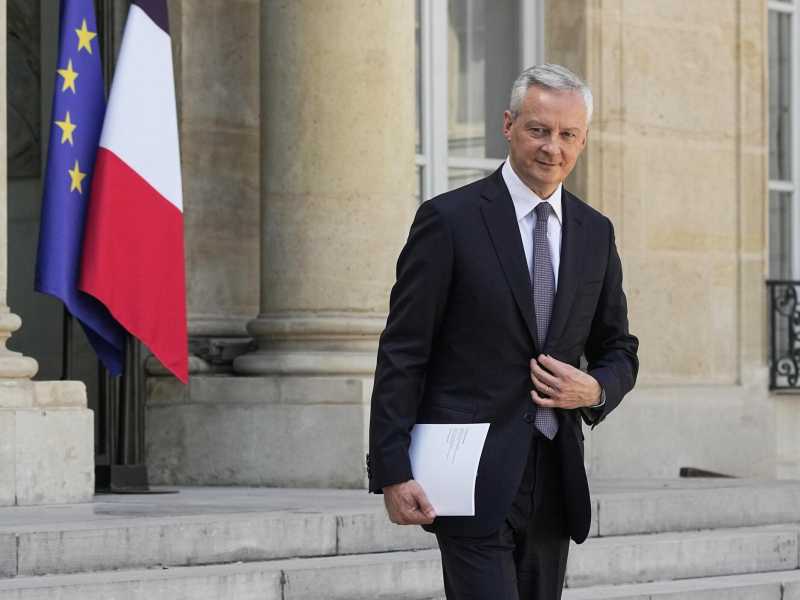 &nbsp;Il ministro dell'Economia francese, Bruno Le Maire (Lapresse)
