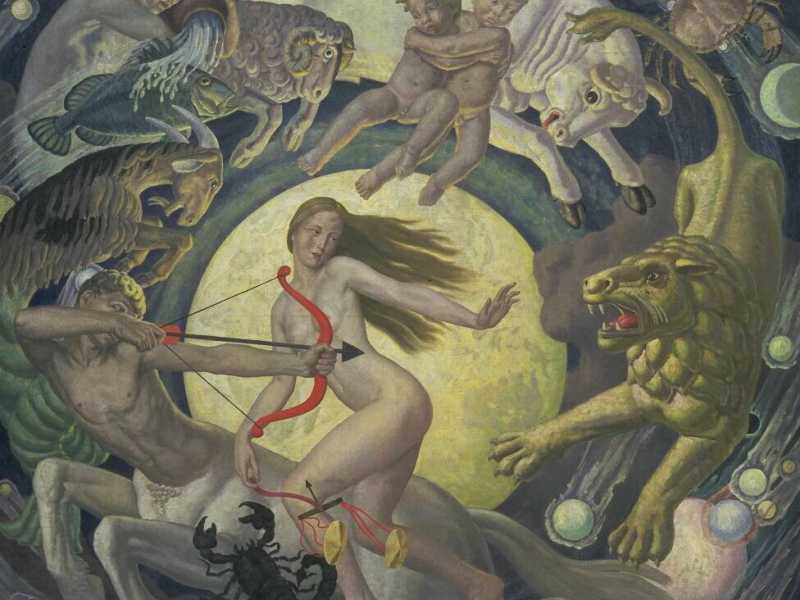 Ernest Procter, The Zodiac, 1925 <br />