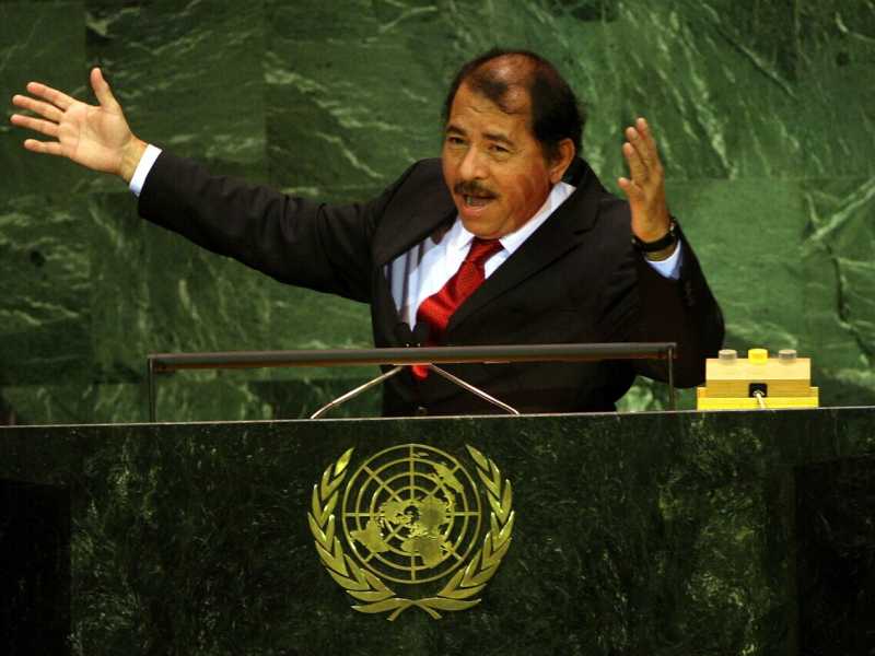 Daniel Ortega all'ultima assemblea generale delle Nazioni Unite (Spencer Platt / Getty Images)