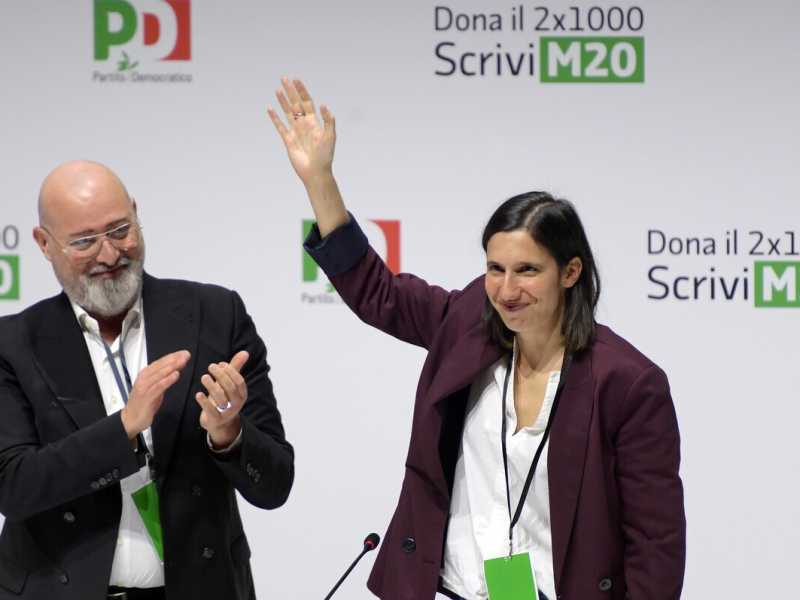Stefano Bonaccini e Elly Schlein (Ansa)