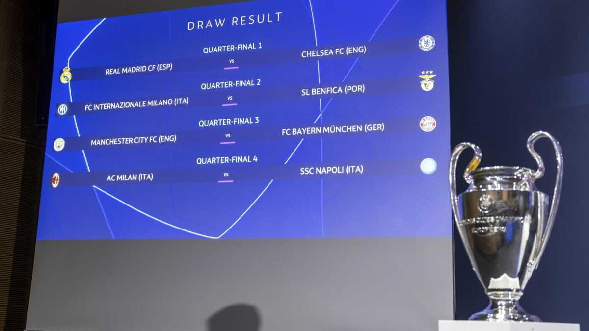 Immagine di L'effetto che fa vedere Milan-Napoli e Benfica-Inter ai quarti di Champions League