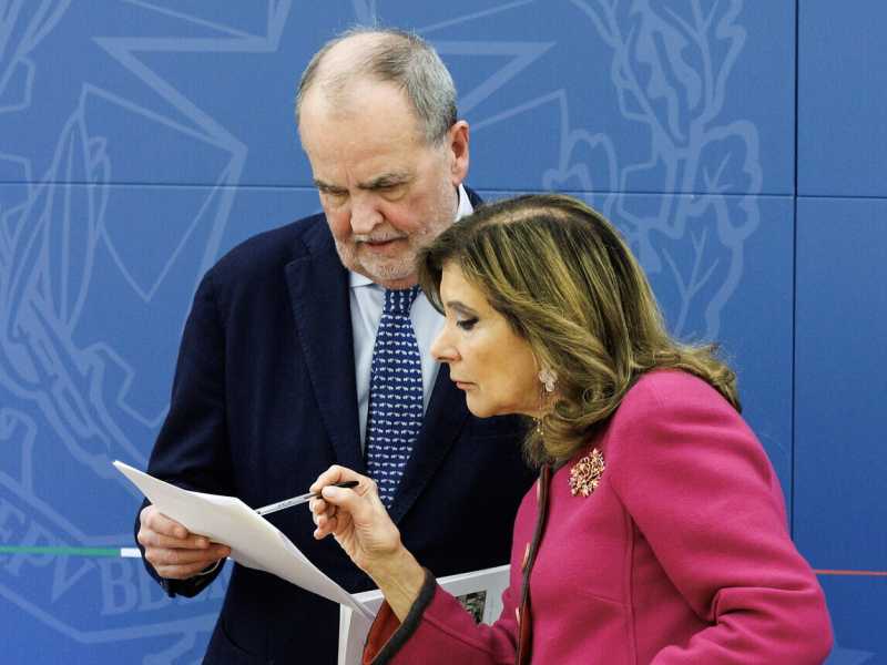 Roberto Calderoli, Maria Elisabetta Alberti Casellati (LaPresse)<br />