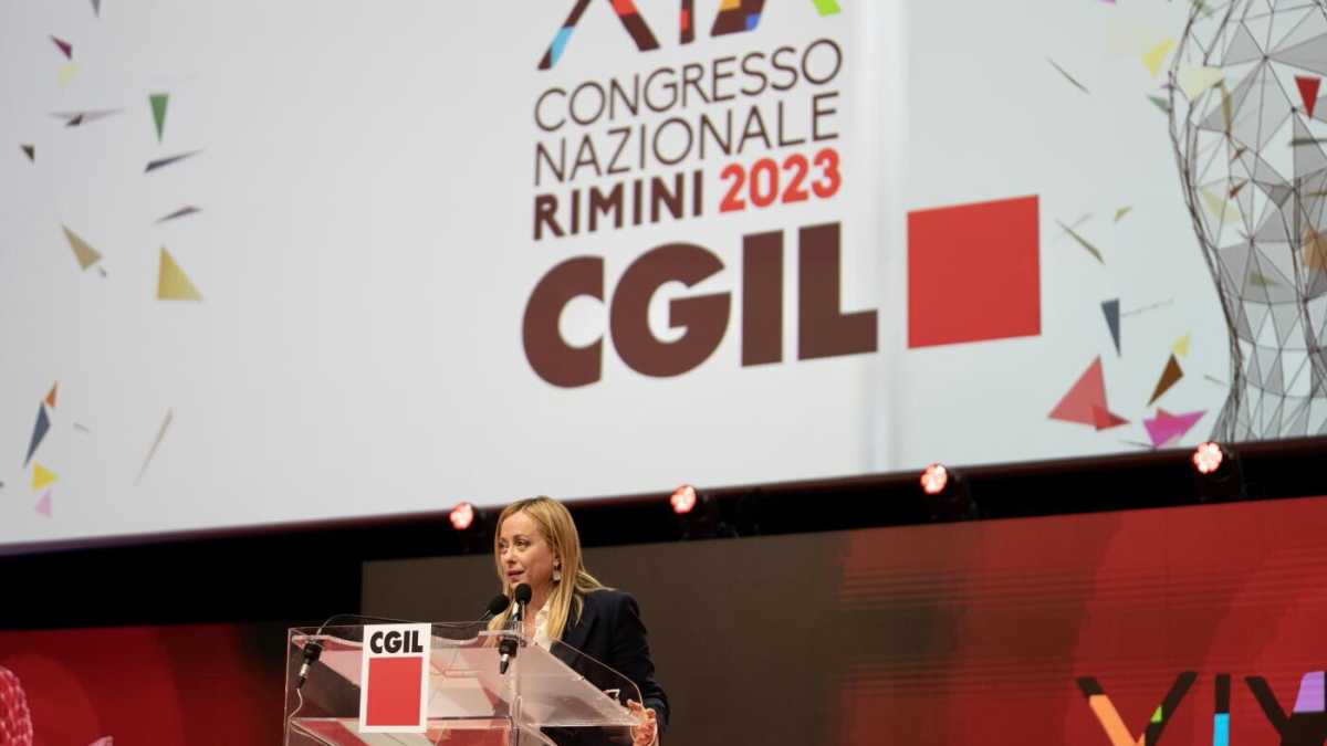 Immagine di Il partito della nazione meloniana: una Cgil composta e un discorso perfetto