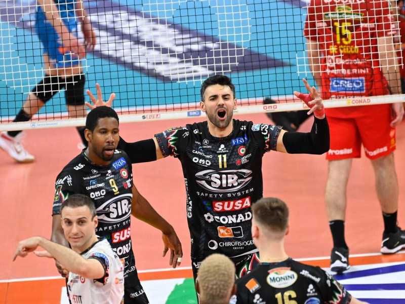 Foto tratta dalla pagina Facebook della&nbsp;Sir Safety Perugia Volley<br />