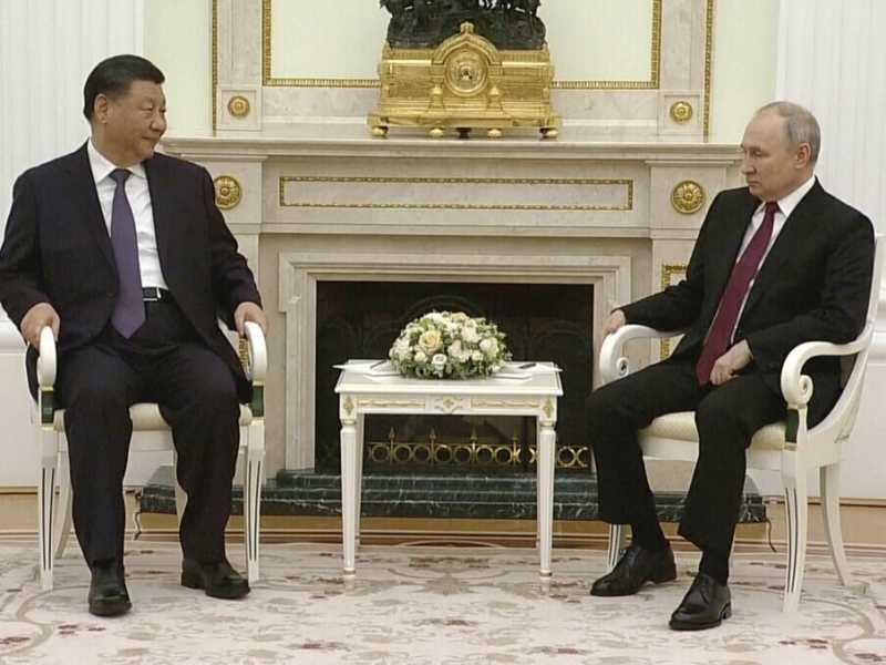 Vladimir Putin e Xi Jinping (Ansa) <br />