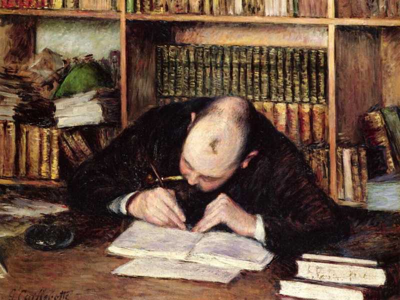 Gustave Caillebotte, ritratto del libraio E.J Fontaine (1885(, Wikimedia&nbsp;<br />