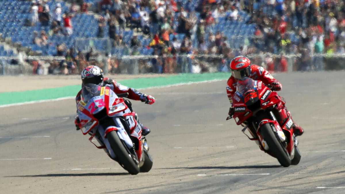 Immagine di Bagnaia e Bastianini proveranno a non trasformarsi in Senna e Prost