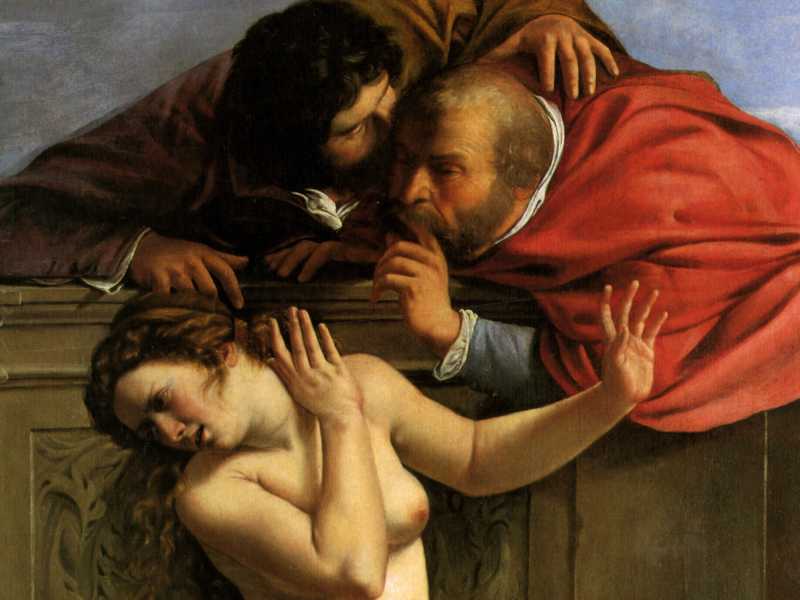 Artemisia Gentileschi, "Susanna e i vecchioni" (Wikipedia)