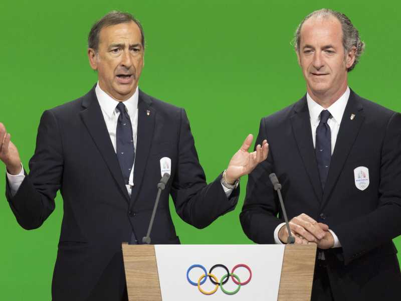 Beppe Sala e Luca Zaia (Ansa)