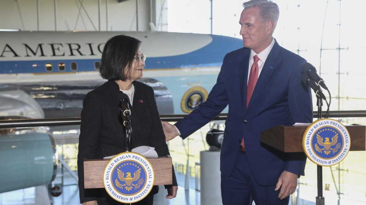 Immagine di Tsai incontra McCarthy perché ha bisogno di mostrare Taiwan meno isolata