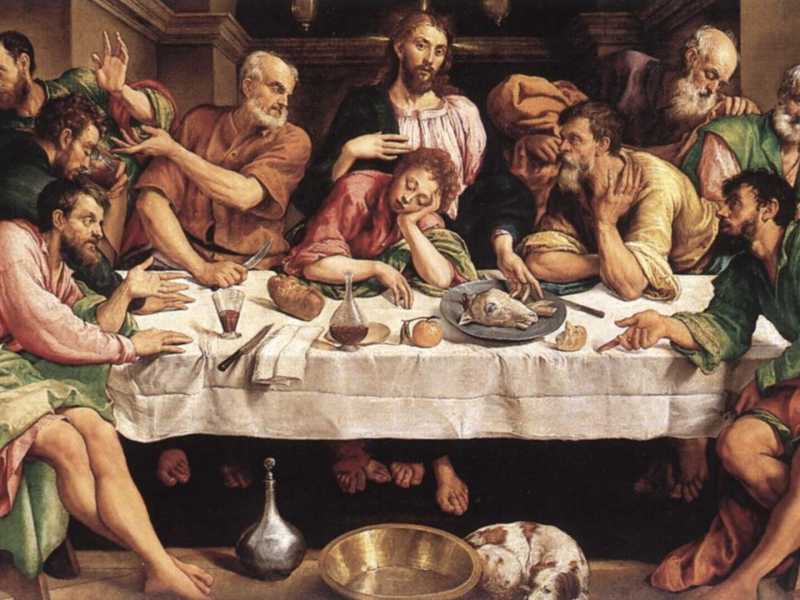 Jacopo Bassano, "Ultima Cena", 1546