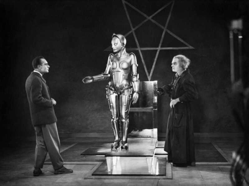 Una scena di Metropolis, film muto del 1927 diretto da Fritz Lang&nbsp;<br />