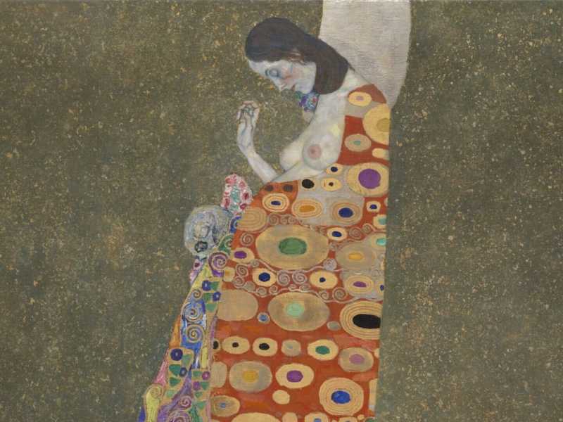 La speranza II di Gustav Klimt, Museum of Modern Art, New York, NY, USA, via Wikimedia Commons&nbsp;<br />