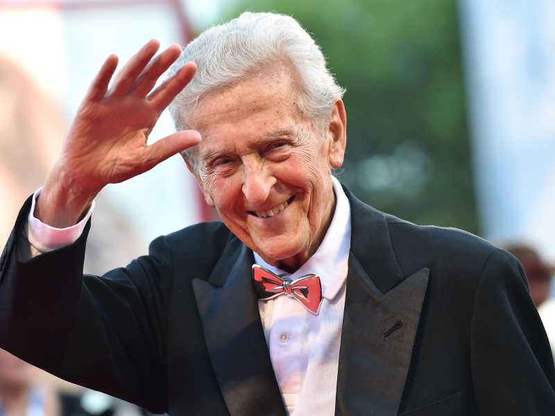 Carlo Ripa di Meana alla Mostra del Cinema di Venezia nel 2014 (Ansa)
