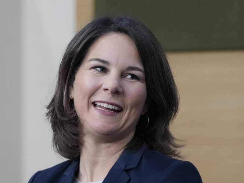 La ministra degli Esteri tedesca, Annalena Baerbock, esponente dei Verdi (foto EPA)