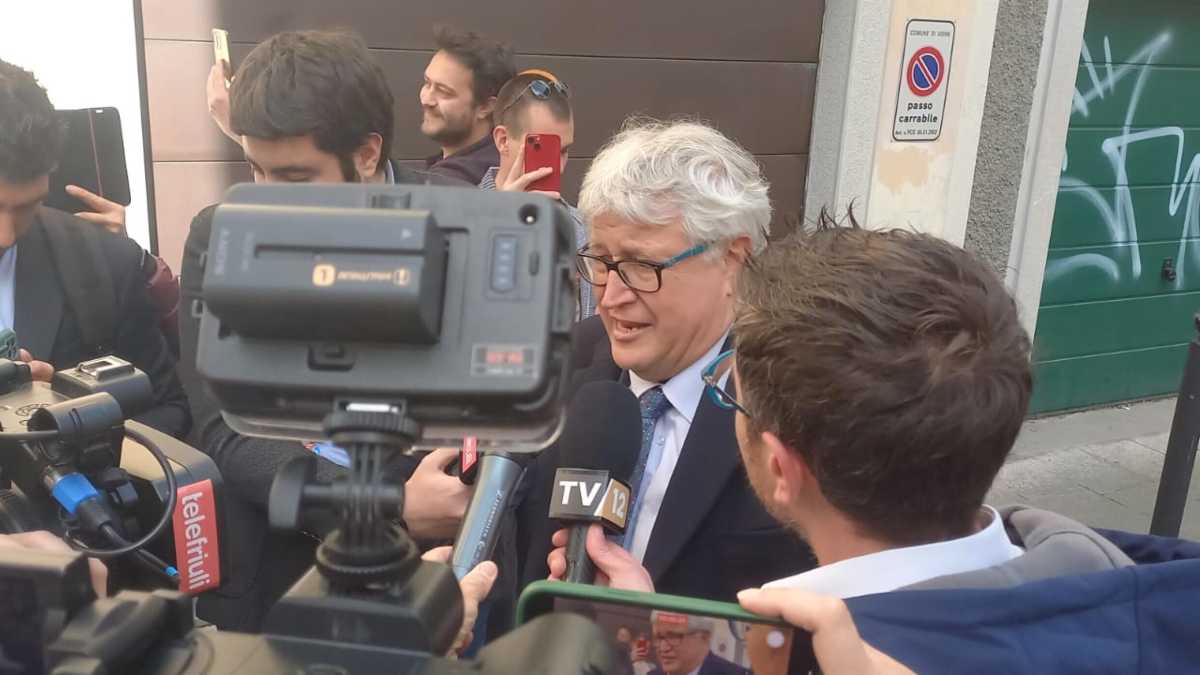Il nuovo sindaco di Udine, sostenuto dal centrosinistra, Felice Alberto De Toni (Ansa)<br />