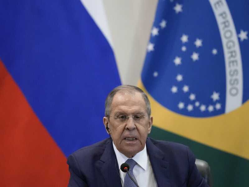 Sergei Lavrov ieri a Brasilia (Lapresse)