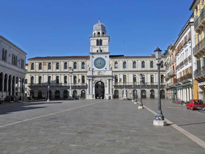 Piazza dei Signori a Padova (Ansa)