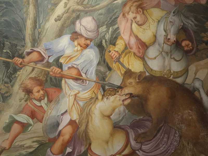 L'affresco di Michele Primon nell'Universit&agrave; di Padova
