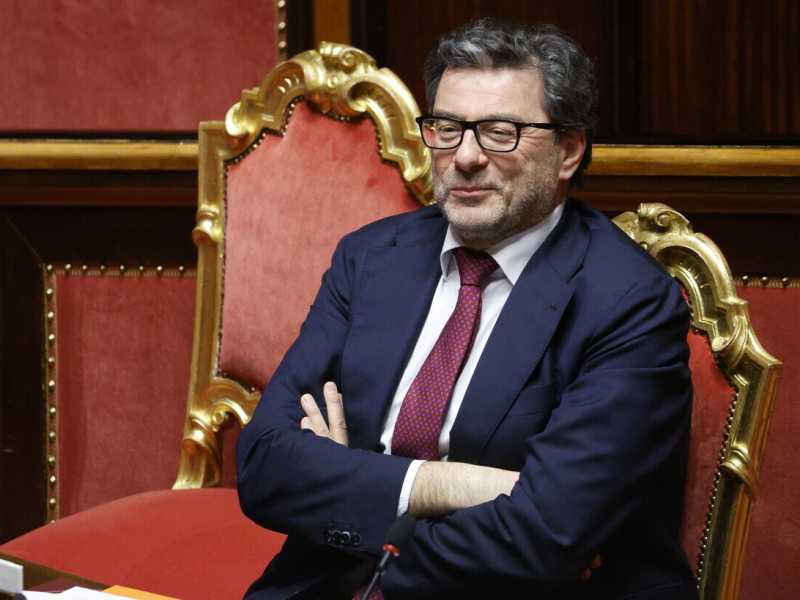 Il ministro dell'Economia Giancarlo Giorgetti (Ansa)