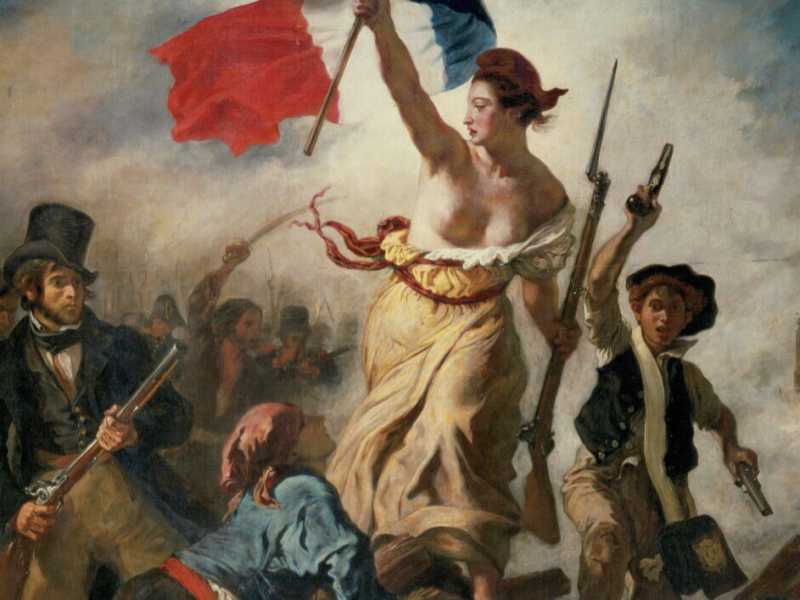 La libertà che guida il popolo, di Eugène Delacroix (Wikipedia)
