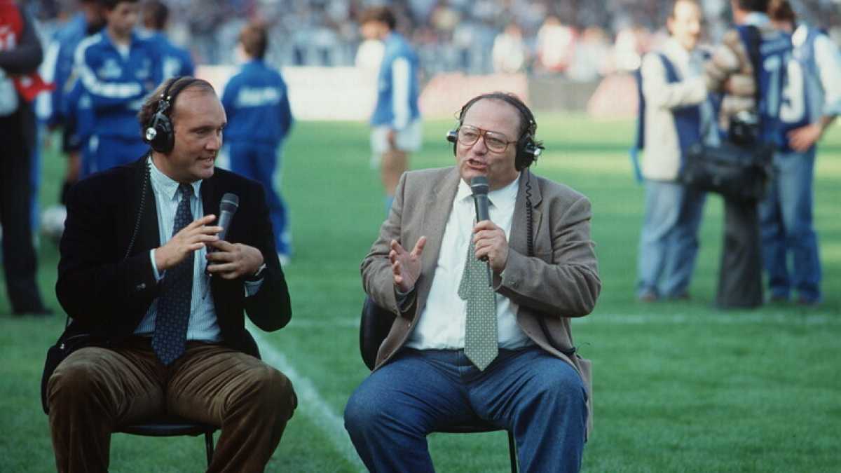 Immagine di Ritratto di Luigi Necco, che cantò Maradona