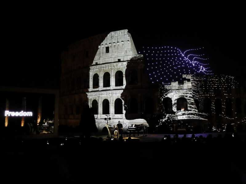“Così abbiamo stupito gli ispettori di Expo”. Luci e droni sopra il Colosseo