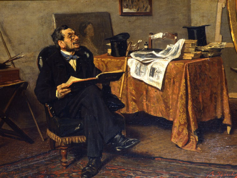 L'amatore delle arti, di Giovanni Boldini (Galleria d'Arte moderna, Roma)