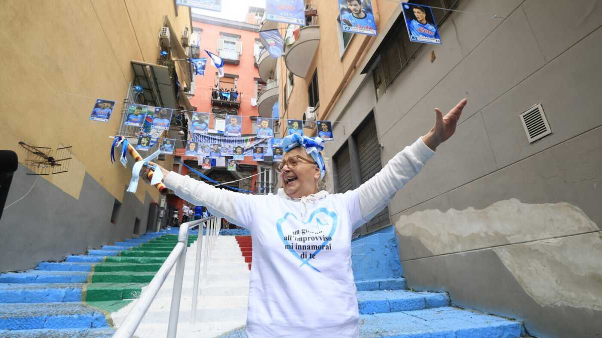 Immagine di La Tammuriata Nera dello scudetto del Napoli