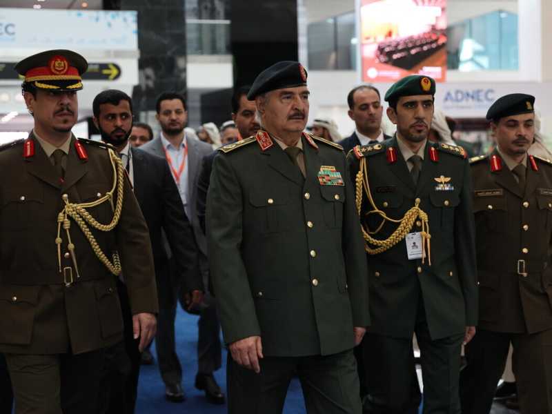 Il generale libico Khalifa Haftar (foto Ansa)