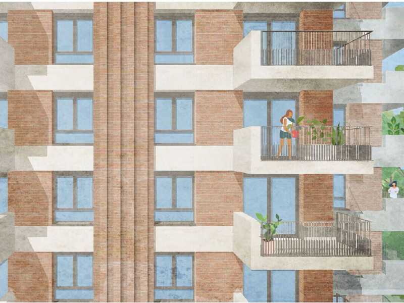 Una delle immagini del progetto (via Gird Architects)