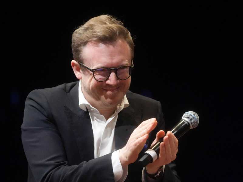 Il nuovo direttore dell'Accademia Santa Cecilia Daniel Harding (Lapresse)