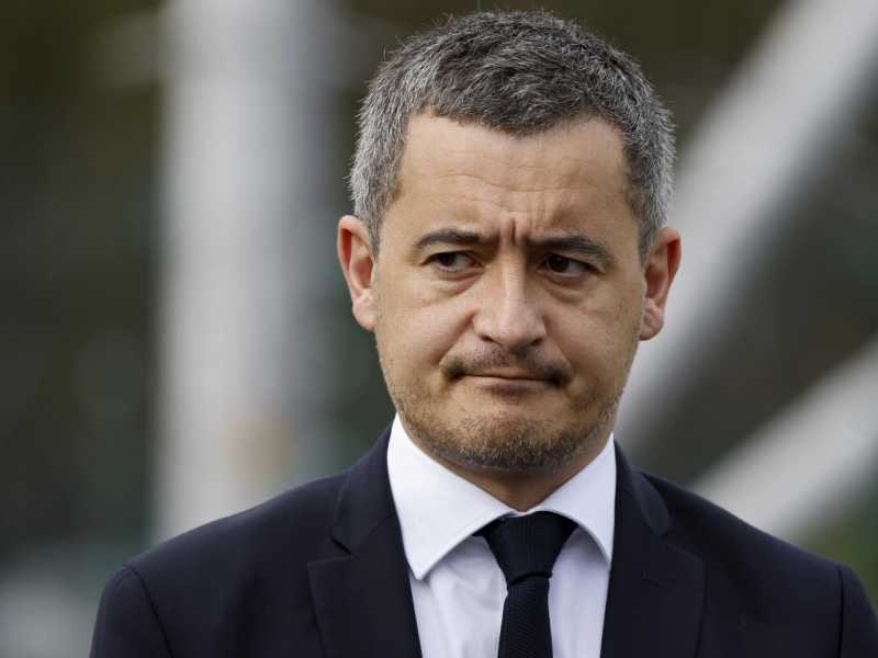 Il ministro dell'Interno francese Gérald Darmanin (LaPresse)