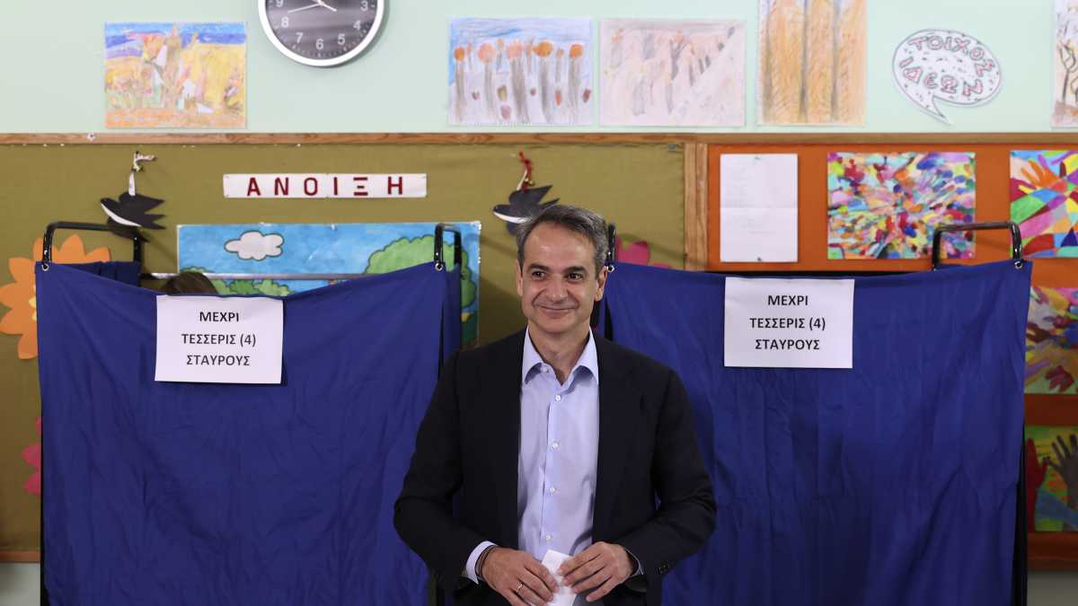 Immagine di Mitsotakis stravince le elezioni in Grecia, ma non ancora abbastanza