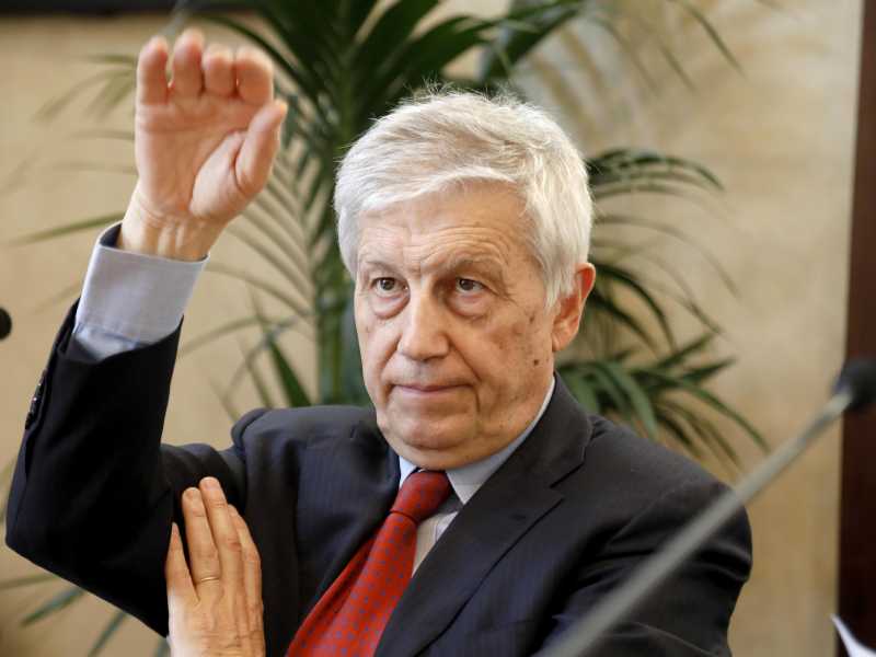 Aldo Grasso, da anni il principale storico e critico della televisione in Italia (foto LaPresse) <br />