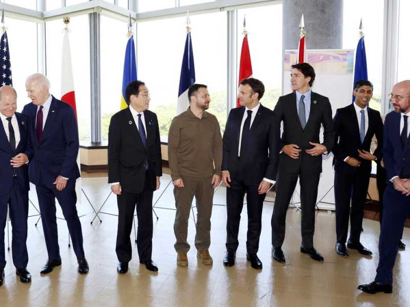 Il G7 che torna G8 con Zelensky e lo scudo aereo delle democrazie