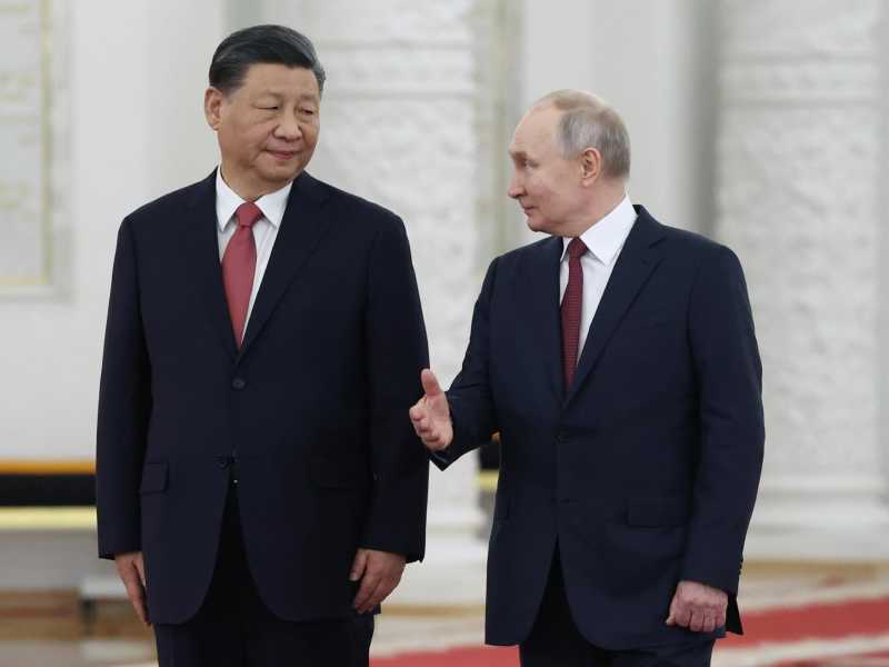 Xi Jinping e Vladimir Putin lo scorso marzo (LaPresse)