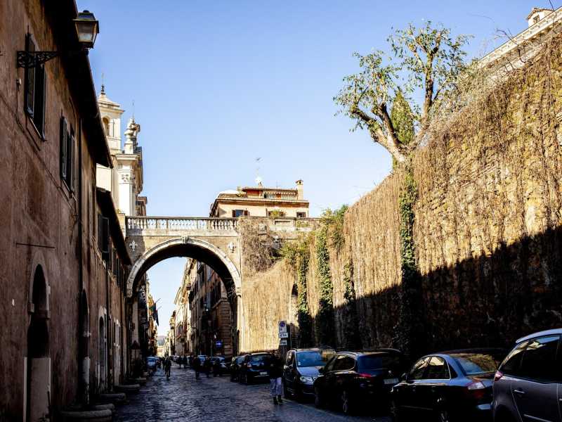 Via Giulia a Roma (LaPresse)