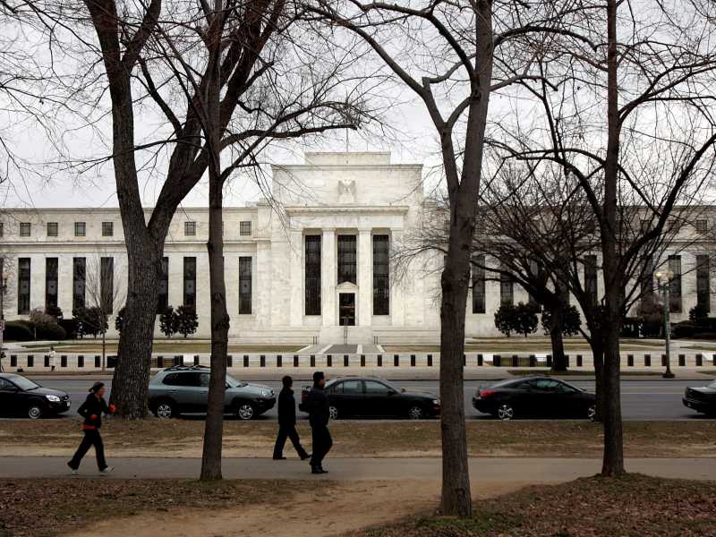 <span style="color: rgb(8, 8, 8); font-family: Lato, sans-serif; font-size: 14px;">La sede della Fed, a Washington (Chip Somodevilla / Getty Images)</span>